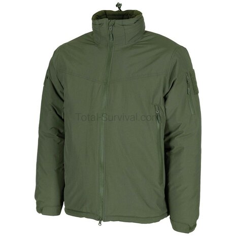 MFH veste thermique Softshell ECWCS niveau 7, coupe-vent et d&eacute;perlante, vert olive