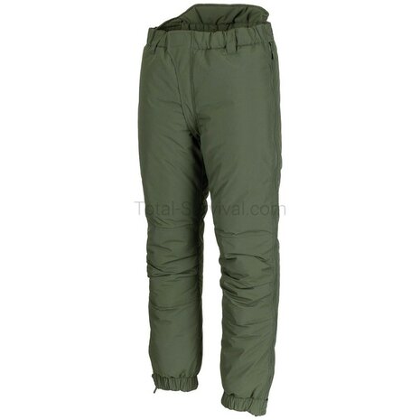 MFH thermal overpants ECWCS Level 7, windproof and water-repellent, OD green