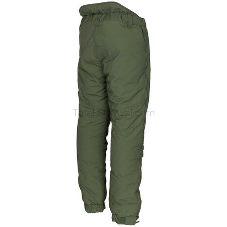 MFH thermal overpants ECWCS Level 7, windproof and water-repellent, OD green