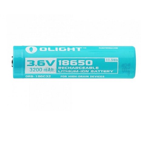 Olight 18650 3200 mAh 3.6V Battery, ORB3-186C32