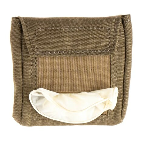 Templar's Gear dispenser pouch for medical gloves IRR Molle, Coyote tan