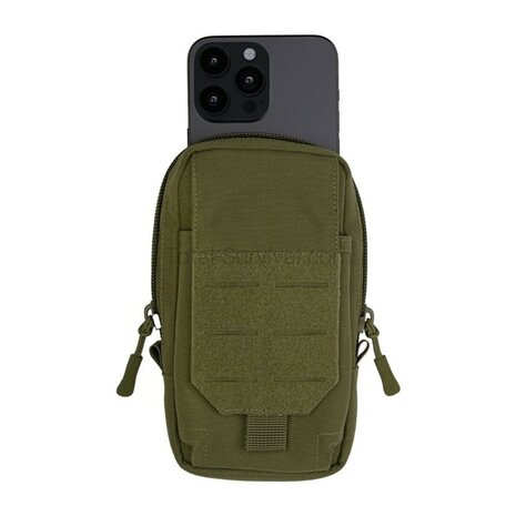 Mil-Tec Fieldcom Molle Smartphone Pouch, OD green