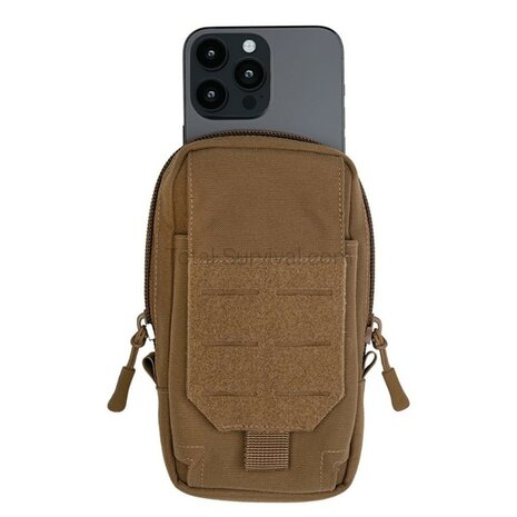 Mil-Tec Fieldcom Molle Smartphone Pouch, dark coyote