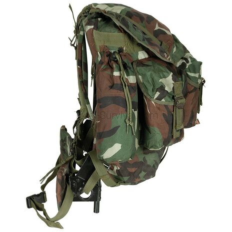 Turkish Army Alice Pack Field Backpack with Metal Carrying Frame 55L, Forest camo