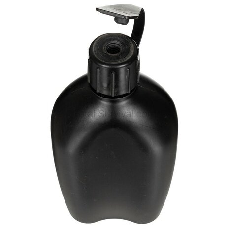 Avon canteen 1L with connection for gas masks, black