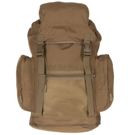 MFH British Recon Rucksack 30L, mit Seitentaschen, coyote tan