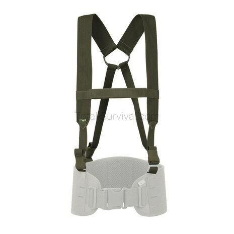 M-Tac Elite PLCE webbing suspenders for combat belts, Ranger green