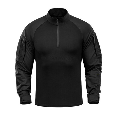 M-Tac Combat shirt UBAC Summer Gen.II Piquet, schwarz