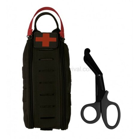 Mil-Tec rapid response IFAK pack met schaar, zwart