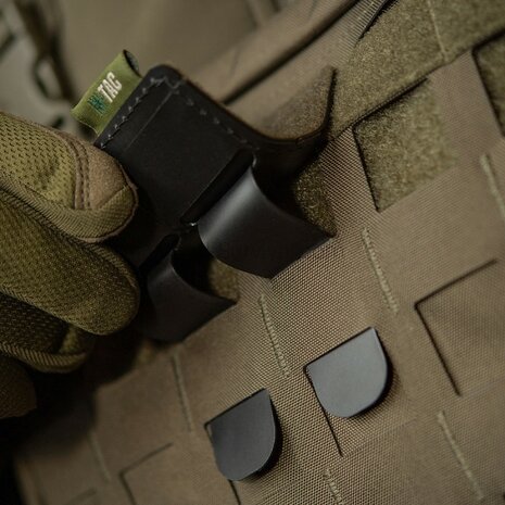 M-Tac panneau Molle pour patchs avec passants Molle, 80 x 85 mm, vert olive