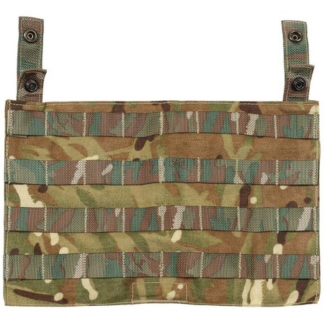 British Army Osprey MK4 plate carrier Molle front plate, MTP multicam