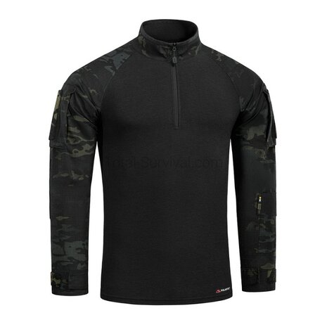 M-Tac UBAC Combat Shirt Langarm, Gen.II Pro Nyco, Black Multicam