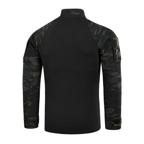 M-Tac UBAC Combat Shirt Langarm, Gen.II Pro Nyco, Black Multicam