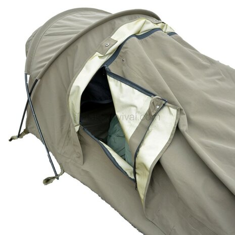 Callida Norka single Bivvy Tent from the Polish Army, breathable, water-repellent, olive green