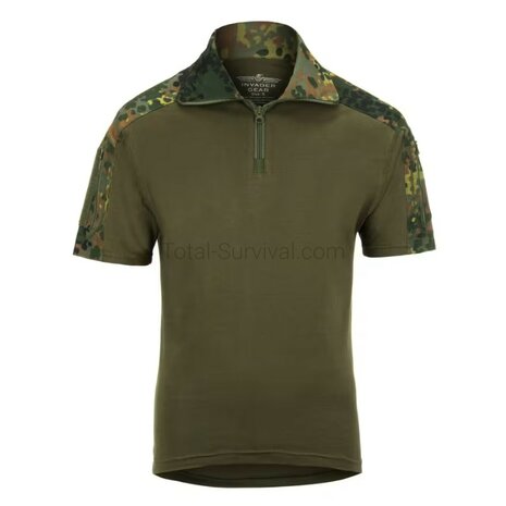 Invader Gear combat shirt UBAC kurzarm, Flecktarn
