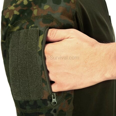 Invader Gear combat shirt UBAC kurzarm, Flecktarn