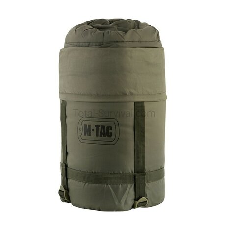 M-Tac Defense Mummy sleeping bag 2-layer filling, 3 seasons, OD green