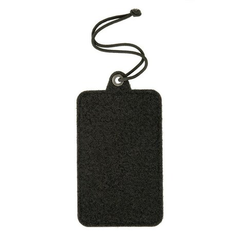 M-Tac tactical ID badge holder with velcro patch and drawstring, black