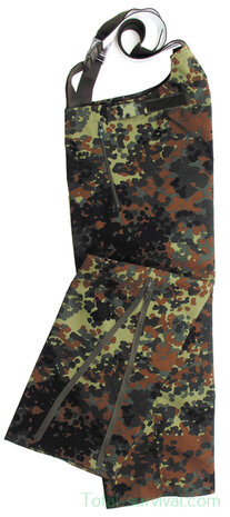 German Bundeswehr Gore-Tex Rain Pants. 3-layer laminate, Flecktarn
