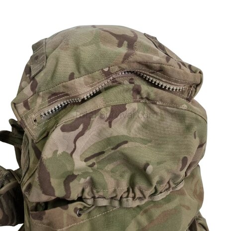 Britisher Bergen Rucksack und Rahmen INF Short Convoluted Back, MTP IRR Multicam