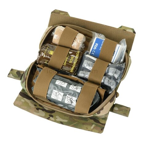 M-Tac horizontale medische oproltas Elite, IFAK, Multicam