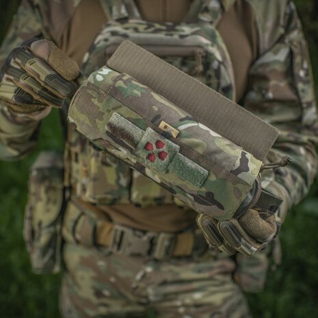 M-Tac horizontale medische oproltas Elite, IFAK, Multicam