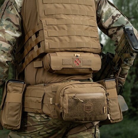 M-Tac horizontale medische oproltas Elite, IFAK, coyote tan