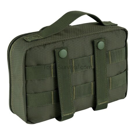 101 Inc Hexagon organizer transparent medium Molle, OD Green