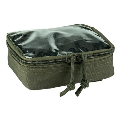 101 Inc Hexagon organizer transparent small Molle, OD Green