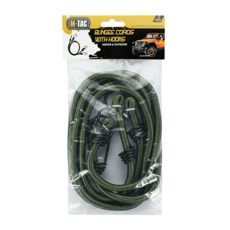 M-Tac  Elastische Gummiband 100cm, 2 St&uuml;ck, oliv gr&uuml;n