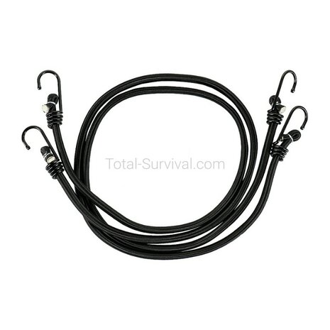 M-Tac  Elastische Gummiband 100cm, 2 St&uuml;ck, schwarz
