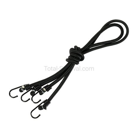 M-Tac  Elastische Gummiband 100cm, 2 St&uuml;ck, schwarz