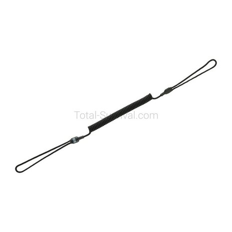 M-Tac universelle Sicherungsleine Lite 28 cm &ndash; 130 cm, schwarz