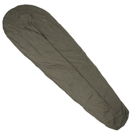 Defence Innenschlafsack der Niederl&auml;ndischen Armee mit Rei&szlig;verschluss, olivgr&uuml;n