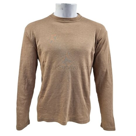 Chemise &agrave; manches longues britannique Heathcoat, unisexe, pour temps chaud, ignifug&eacute;e (FR), d&eacute;sert