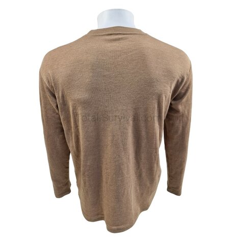 Chemise &agrave; manches longues britannique Heathcoat, unisexe, pour temps chaud, ignifug&eacute;e (FR), d&eacute;sert