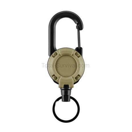 M-Tac extendable carabiner with drawstring, Coyote tan