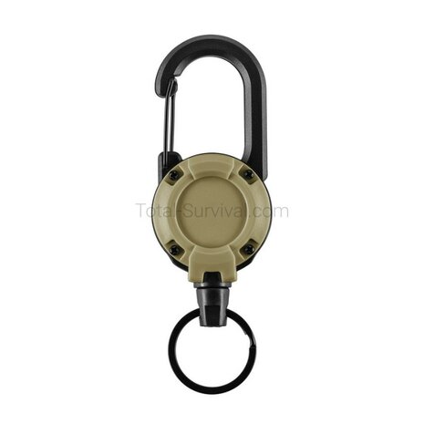 M-Tac extendable carabiner with drawstring, Coyote tan