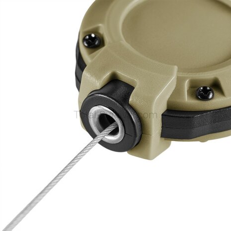 M-Tac extendable carabiner with drawstring, Coyote tan