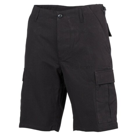 MFH BDU bermuda broek, Ripstop, Zwart