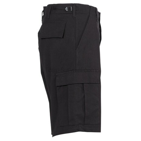 MFH BDU bermuda broek, Ripstop, Zwart
