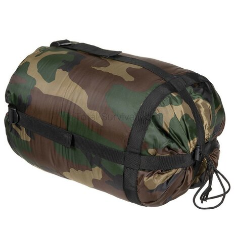 MFH mountain mumienschlafsack 2-lagige F&uuml;llung, 3 Jahreszeiten, Woodland camo