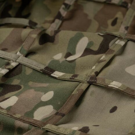 Invader Gear Ghillie Base Plain suit with hood, Multicam