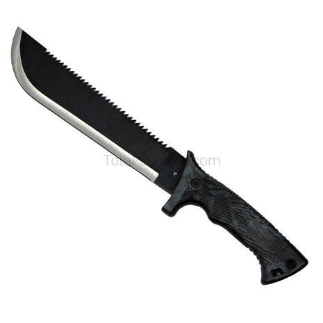 AB Jungle Primitive Bowie Bushcraftmesser mit Scheide