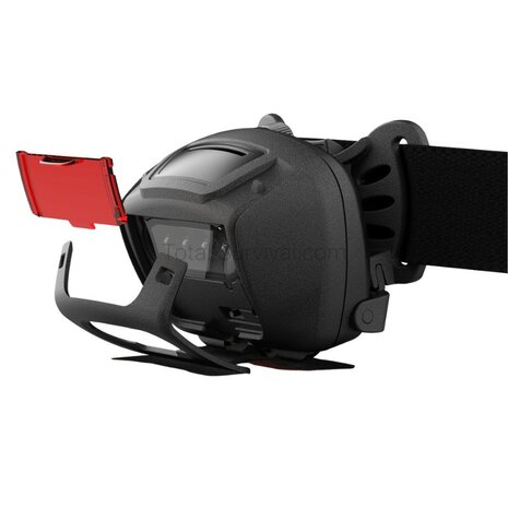 Princeton TEC Quad TAC MPLS tactische LED hoofdlamp 3-kleuren, zwart