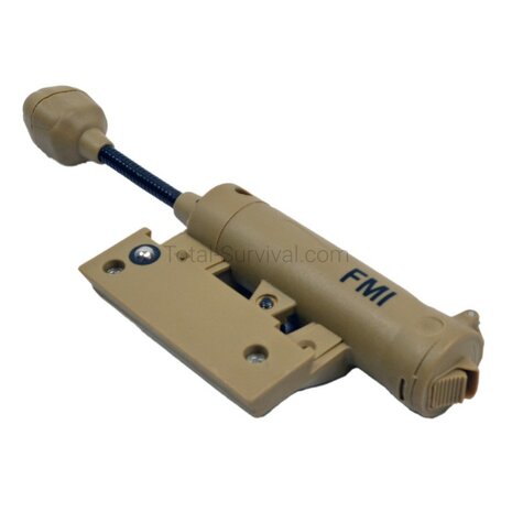 Princeton Tec MPLS  tactische LED hoofdlamp / helmlamp 3-kleuren + IR, coyote tan