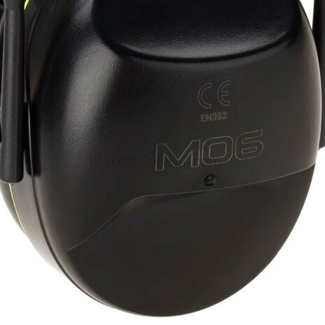 Earmor MaxDefense M06A gehoorbescherming, EN352, zwart