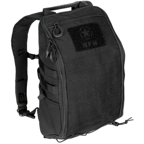 MFH Modularer Tagesrucksack/Rucksack 13L, schwarz