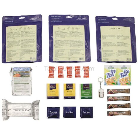Trek 'n Eat 24hr Day Ration Pack, Ready-to-Eat Menu: "Type III"