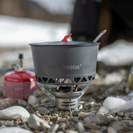 Primus EasyFuel II foldable gas stove with hose and piezo ignition